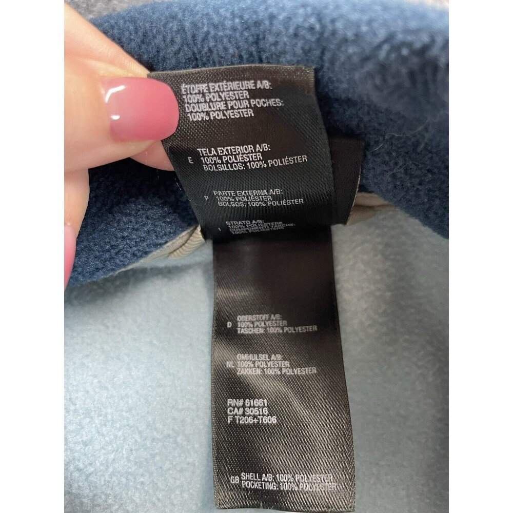 The North Face Jacket Women’s L Large Two Tone Blue Fleece Khumbu Full Zip - Picture 4 of 9